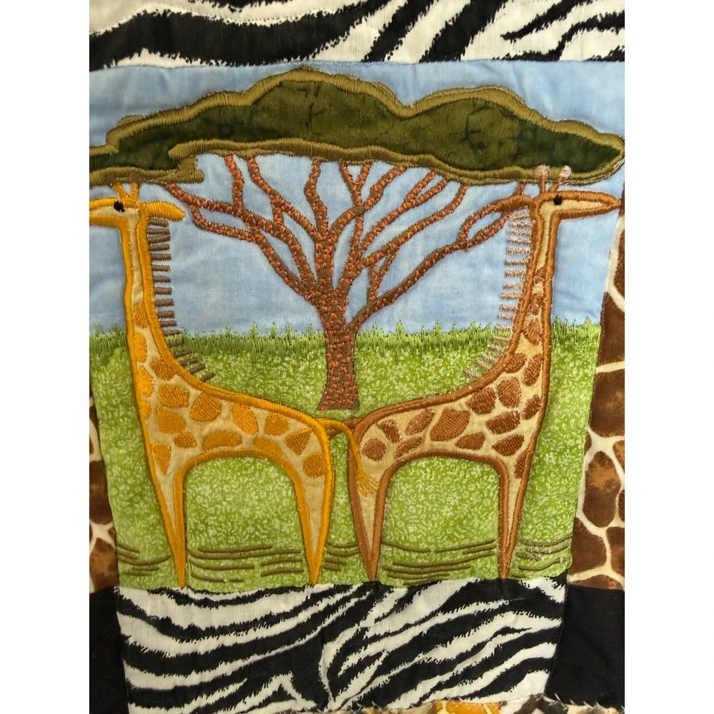 Handmade Safari Quilt/Wall Decor 36.5